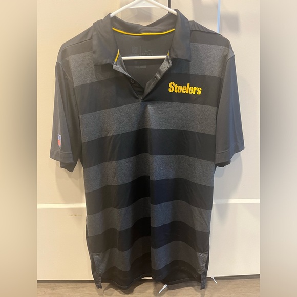 Pittsburgh Steelers Nike Mens Medium Polo Shirt - Picture 1 of 2